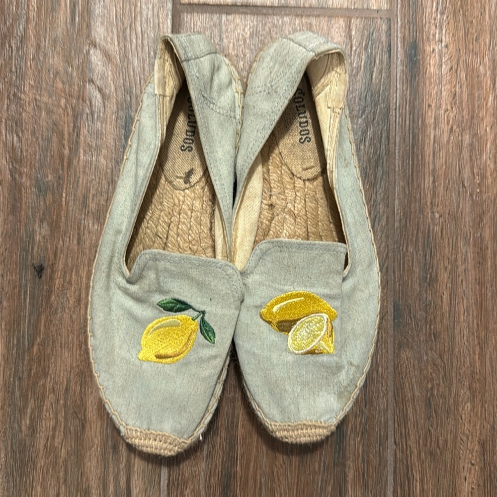 **Lemon Light Blue Soludos Espadrilles**